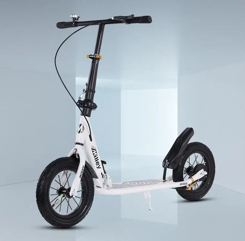 Non-Electric Folding Two-Wheeled Skateboard for Boys & Girls Children's Brake System Available in Multiple Colors