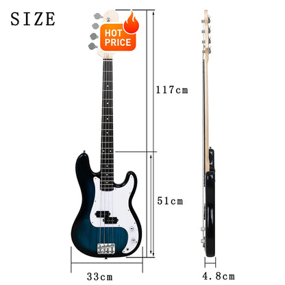 IRIN Bass Guitar 4 Strings 20 Frets Basswood Body Electric Bass Guitarra With Bag Amp Tuner Bass Guitar Parts & Accessories