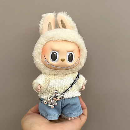 Latest Labubu Accessories Clothes Designer Suitable for V1 V2 V3 Labubu Pendants Cute Personality Fashion Birthday Gift