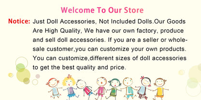 Pink Series Doll Accessories Doll Bag Box Trunk Clothes Pajamas Computer,Phone For 18 Inch American&43cm Baby New Born Girl Doll