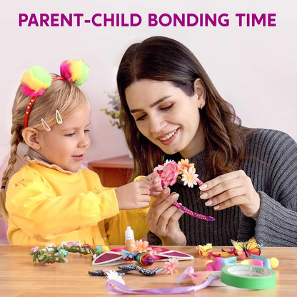 JOYFY Headband Making Kit for Girls Kids Headbands DIY Hair Accessories Make Your Own Hair Accessories for Kid Birthday Gifts
