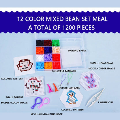 20colours/box Yantjouet 5mm Mini Beads Set 2000pcs DIY Hama Beads Iron Beads High Quality Gift