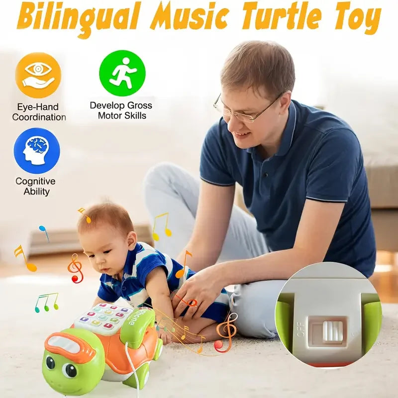 Montessori Educational Toys Baby Musical Bus Toys Educational Musical Learning Toddler for Baby Toddler Activity Bus Toys