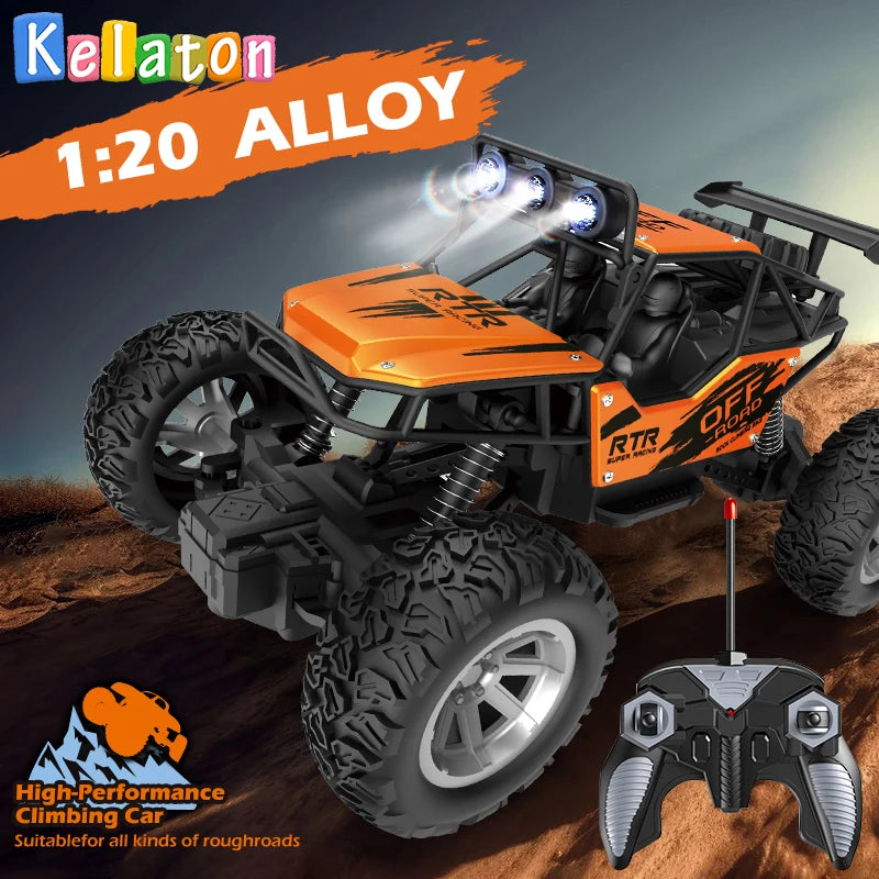 1: 20 Off road Remote Control Car Alloy Climbing Mountain Off road Toy Remote Control Car Children's Holiday Gift Box Set