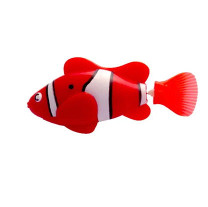 5 Pcs / Set Robot Electronic Fish Swim Toy Battery Included Robotic Pet for Kids Bath Toy Fishing Decorating Act Like Real Fish