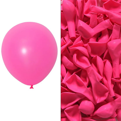 Bulk Latex Balloons 100-200pcs/Set 5 10 12 Inch Sell Light Dark Green Purple Red Black White Orange Blue Pink Ballons Decoration