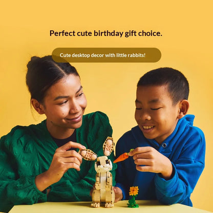 LEGO 3-in-1 Building Blocks 31162 Cute Rabbit Boys and Girls Children's Toys Birthday Gifts Decorative Ornament