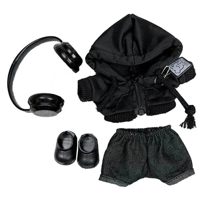 For labubu Big Into Energy Series Casual Hoodie Grey And Black Suit Fashion Sweatshirt Jacket Lovely Outfit Gifts