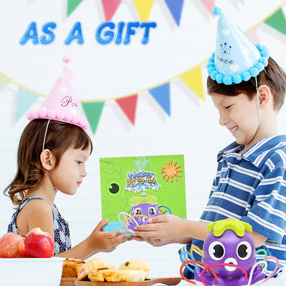 Sprinkler Rotating Spray Outdoor Games for Kids Garden Octopus Summer Water Toy Backyard Yard Cartoon Splash Baby Bath Toys Gift