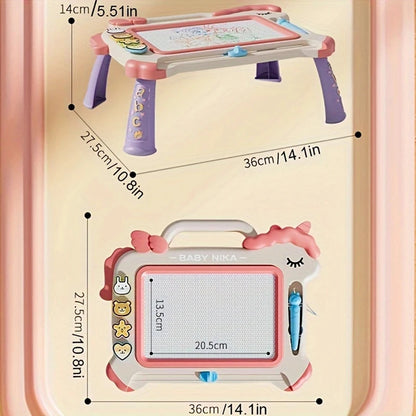 Dinosaur painting projector, puzzle toy drawing board, art and handmade toys for boys and girls, suitable gifts for children