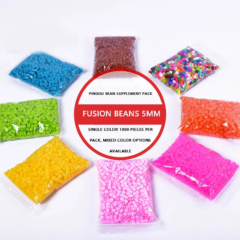 20colours/box Yantjouet 5mm Mini Beads Set 2000pcs DIY Hama Beads Iron Beads High Quality Gift