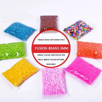 20colours/box Yantjouet 5mm Mini Beads Set 2000pcs DIY Hama Beads Iron Beads High Quality Gift
