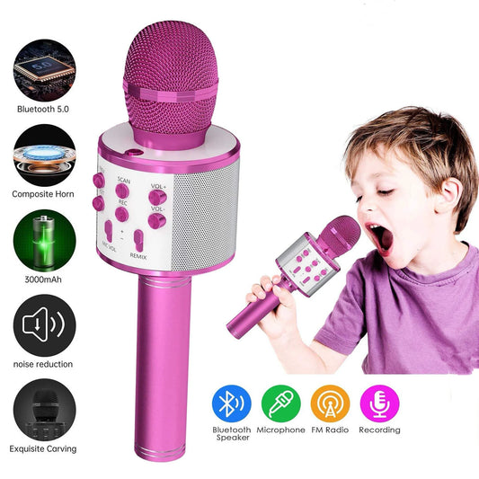 Kids Karaoke Microphone for Girl Toys,Christmas Birthday Gifts Ideas for 3 4 5 6 7 8 9 10 Year Old Girls