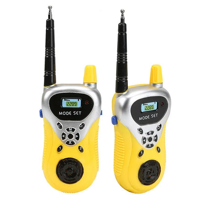A Pair 50M Walkie Talkies Mini Portable Handheld Two-Way Radio Toy For Kids Children Outdoor Interphone Toy for Children Gifts