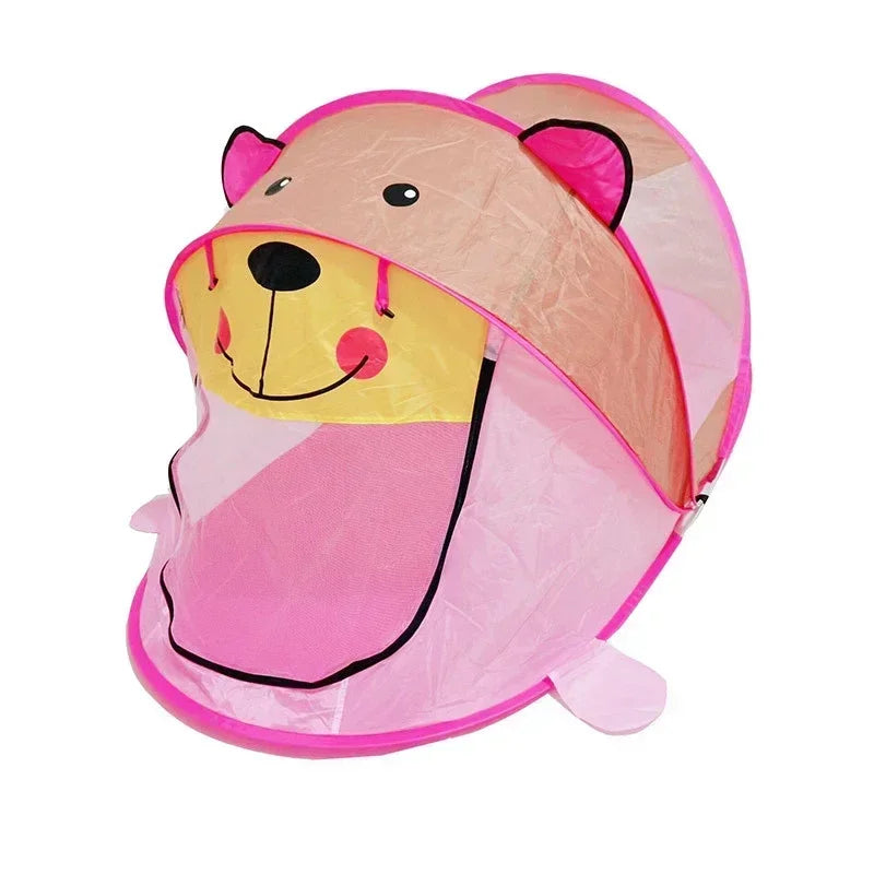 Outdoors Pop Up Toy Tent Indoor Net Baby Ball Pit Pool Dropship New Portable Tiger kids' Tent Cartoon Animal Children Play House
