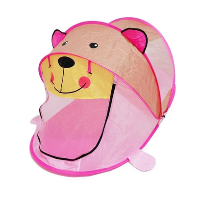 Outdoors Pop Up Toy Tent Indoor Net Baby Ball Pit Pool Dropship New Portable Tiger kids' Tent Cartoon Animal Children Play House