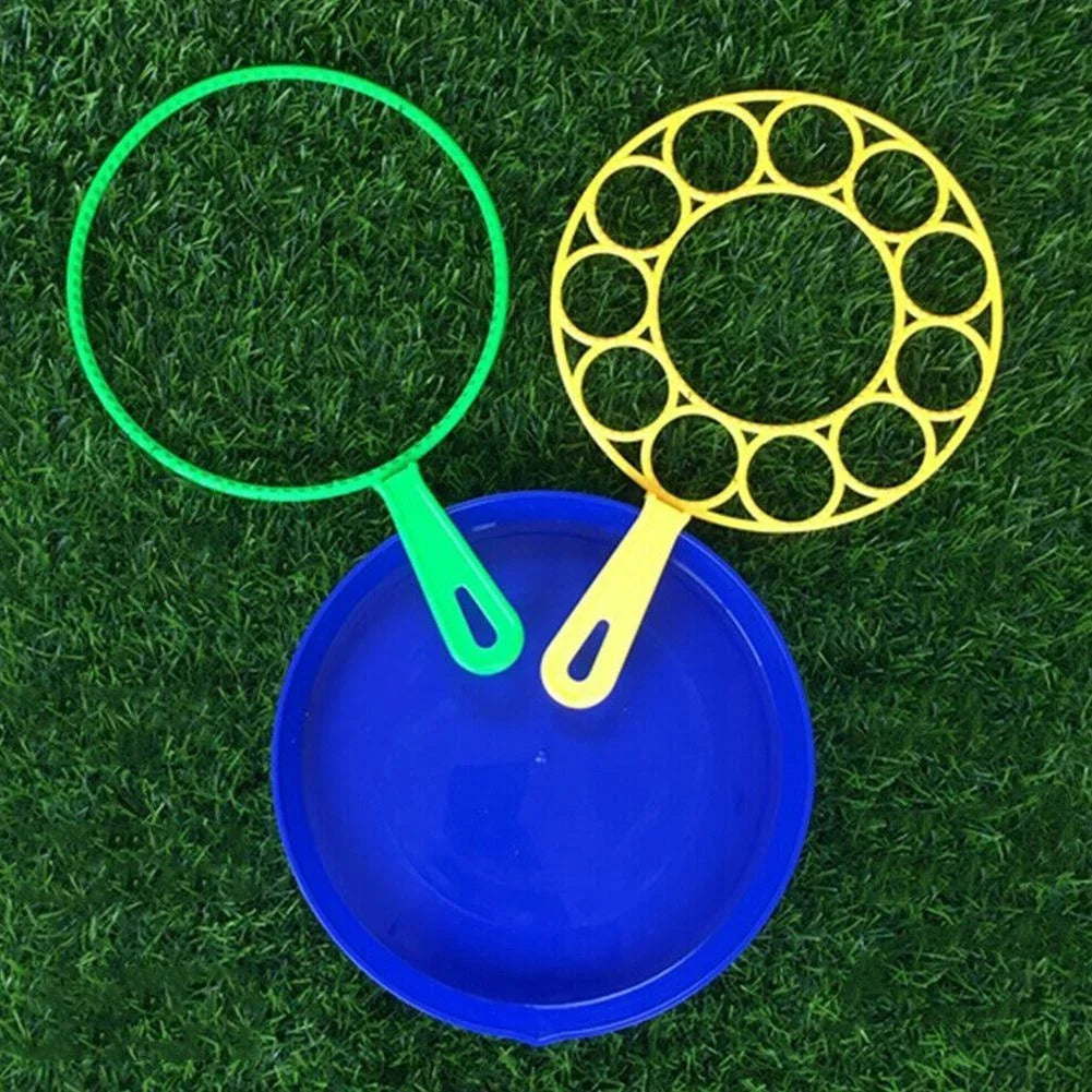 Bubble Machine Blowing Bubble Tool Soap Bubble Maker Blower Set Big Bubble Dish Outdoor Funny Gift Toys For Children Bubble Wand