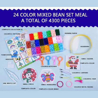 20colours/box Yantjouet 5mm Mini Beads Set 2000pcs DIY Hama Beads Iron Beads High Quality Gift