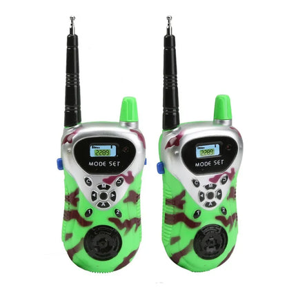 A Pair 50M Walkie Talkies Mini Portable Handheld Two-Way Radio Toy For Kids Children Outdoor Interphone Toy for Children Gifts