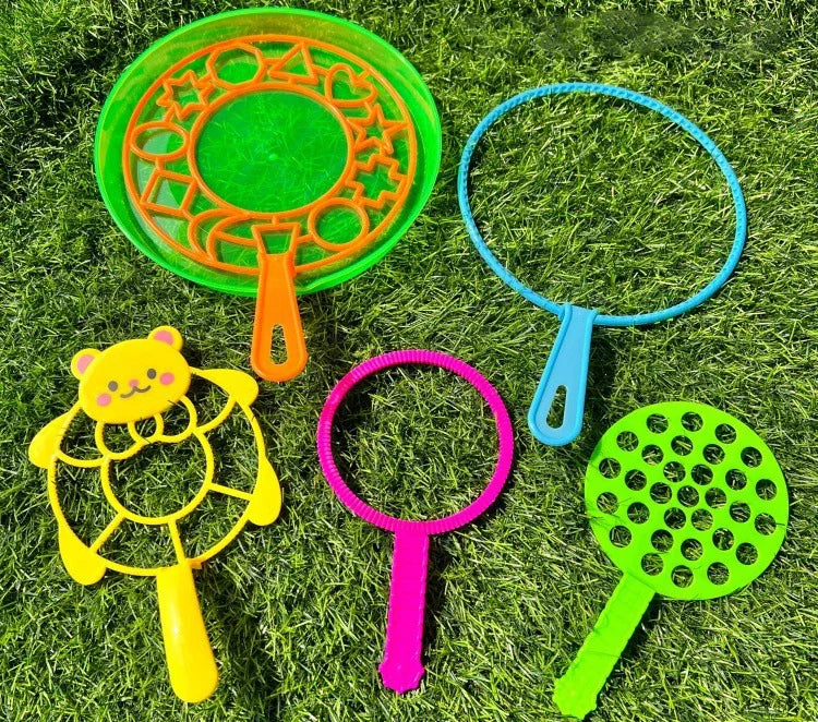 Bubble Machine Blowing Bubble Tool Soap Bubble Maker Blower Set Big Bubble Dish Outdoor Funny Gift Toys For Children Bubble Wand