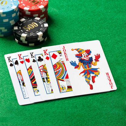 2Pack Professional Standard Poker Cards for Adults - Easy-Shuffle Smooth Deck, Boxed Card Game for Blackjack, Hold'em,Card Games