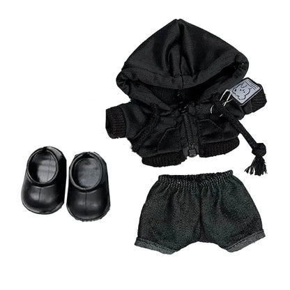 For labubu Big Into Energy Series Casual Hoodie Grey And Black Suit Fashion Sweatshirt Jacket Lovely Outfit Gifts