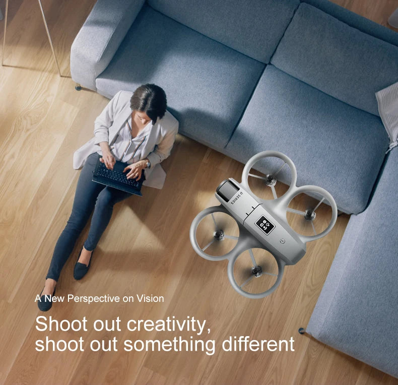 D16 Mini Drone 4k HD Camera ESC Aerial Aircraft Air Pressure Fixed Height Pocket UFO Remote Control Airplane Gift Toys for Kids