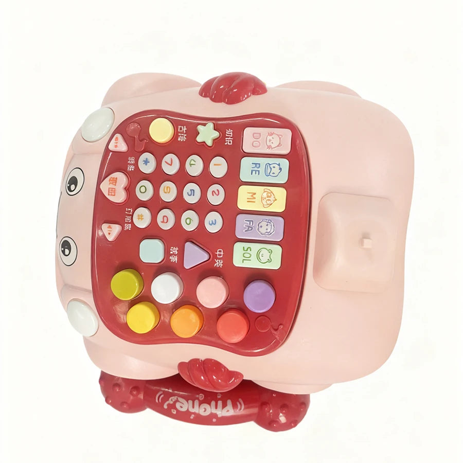 Montessori Educational Toys Baby Musical Bus Toys Educational Musical Learning Toddler for Baby Toddler Activity Bus Toys