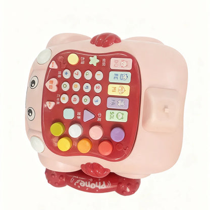 Montessori Educational Toys Baby Musical Bus Toys Educational Musical Learning Toddler for Baby Toddler Activity Bus Toys