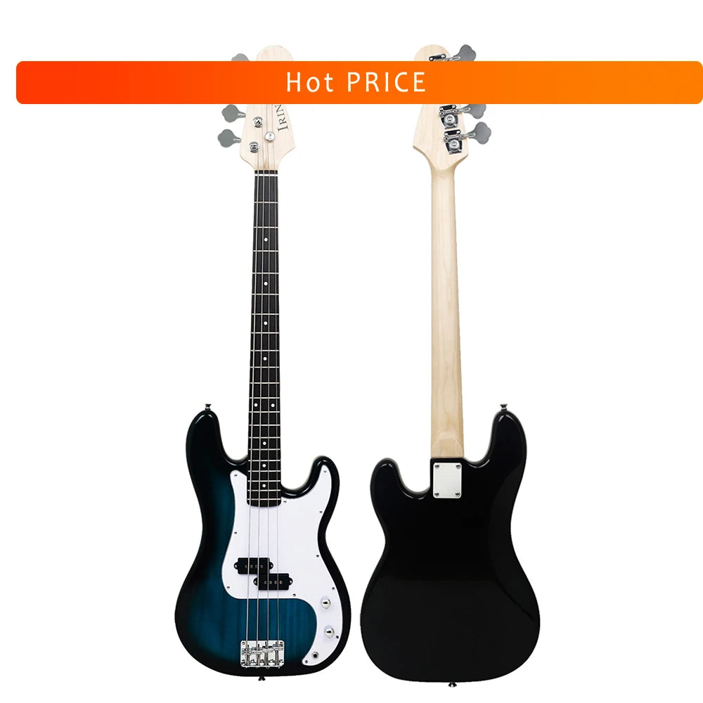 IRIN Bass Guitar 4 Strings 20 Frets Basswood Body Electric Bass Guitarra With Bag Amp Tuner Bass Guitar Parts & Accessories