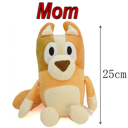 HOT SALE Bluey Dog Bingo Family Plush Toy Cartoon Dog Soft Stuffed Animals Dolls Birthday Christmas Gifts Family Blue-Y Bingo!!!