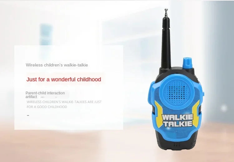 A Pair 50M Walkie Talkies Mini Portable Handheld Two-Way Radio Toy For Kids Children Outdoor Interphone Toy for Children Gifts