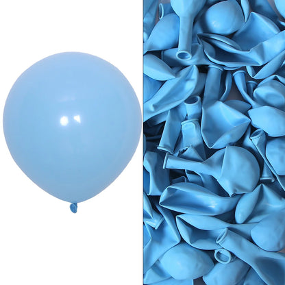 Bulk Latex Balloons 100-200pcs/Set 5 10 12 Inch Sell Light Dark Green Purple Red Black White Orange Blue Pink Ballons Decoration