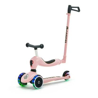 Baby stroller 3 wheels Multifunctional fenced seated scooter suitable for 2-12 years old baby bicycle Lightweight foldable