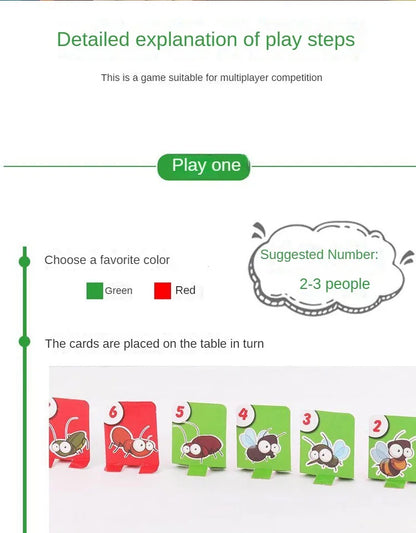 Frog Mask Wagging Tongue Lick Cards Board Games for Children Family Party Toys Antistress Funny Desktop Puzzle Game Toys