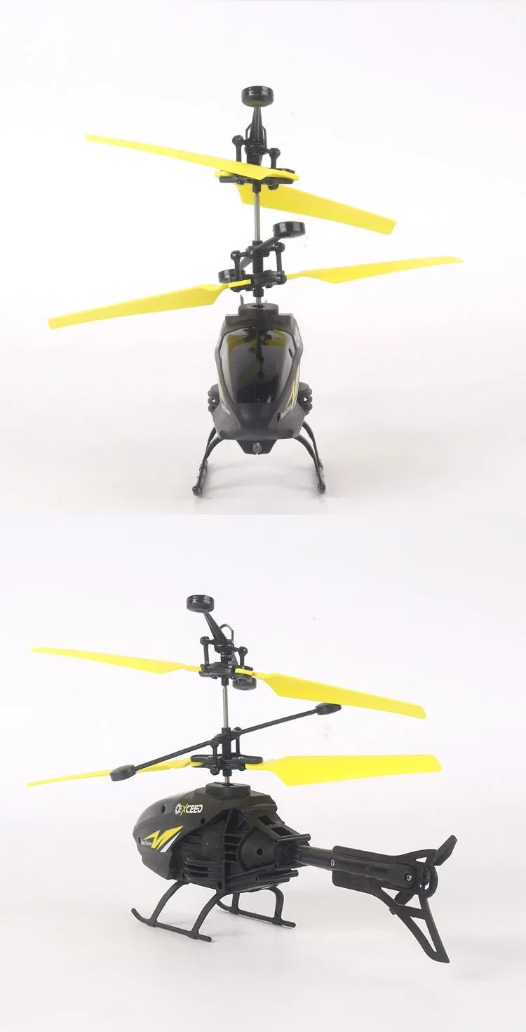Watch Wrist Hand Controlled Induction Aircraft Impact Resistant Helicopter with Lighting Rechargeable Mini RC Drone