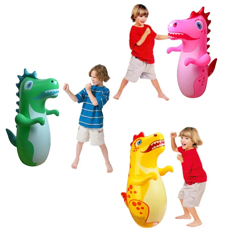 NEW Boxing Training Tumbler Bags Kid Inflatable Standing Punching Boxing Bag Outdoor Training Bags Antistress Toy Kids