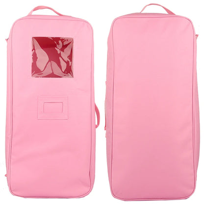 Pink Series Doll Accessories Doll Bag Box Trunk Clothes Pajamas Computer,Phone For 18 Inch American&43cm Baby New Born Girl Doll