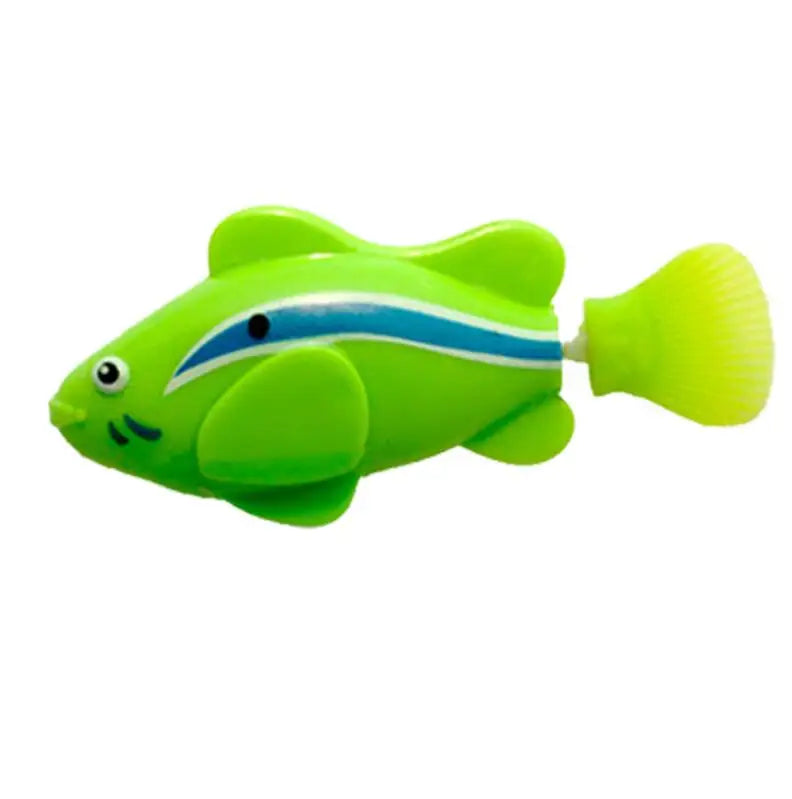 5 Pcs / Set Robot Electronic Fish Swim Toy Battery Included Robotic Pet for Kids Bath Toy Fishing Decorating Act Like Real Fish