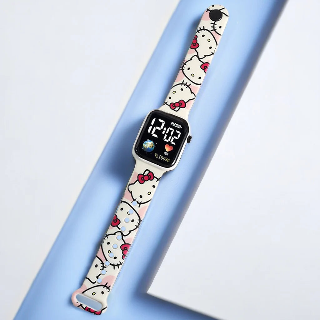 New Stitch Children Watches Girls Children's electronic watch Hello Kitty digital watch Women's children's watch