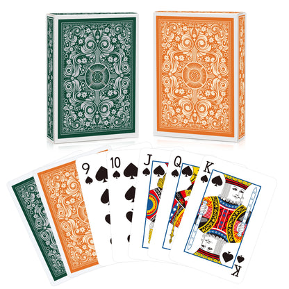 2Pack Professional Standard Poker Cards for Adults - Easy-Shuffle Smooth Deck, Boxed Card Game for Blackjack, Hold'em,Card Games