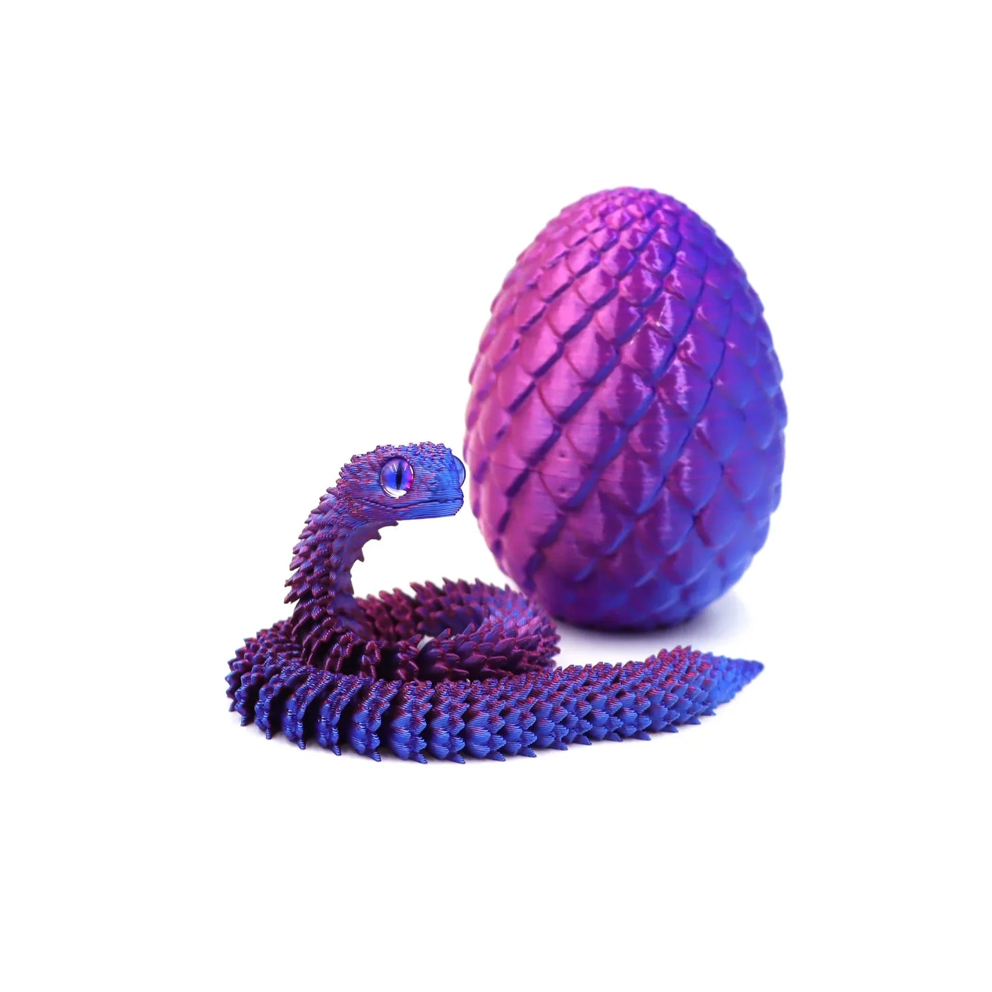 3D Print Cool Snake Dragon Egg Multi-joint Novel Easter Hot Sale Gifts Decompression Children's Toys Desktop Decorations Printed