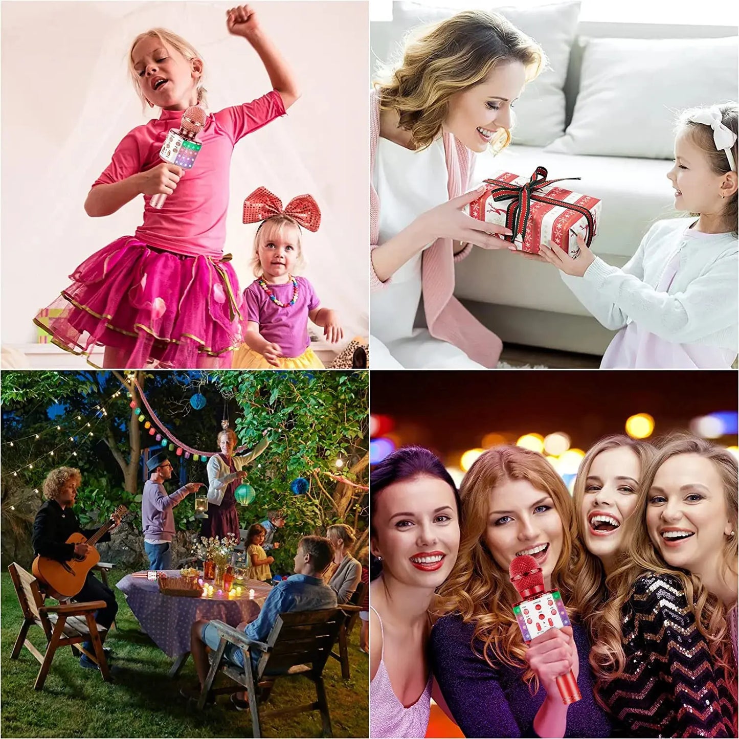 Kids Karaoke Microphone for Girl Toys,Christmas Birthday Gifts Ideas for 3 4 5 6 7 8 9 10 Year Old Girls