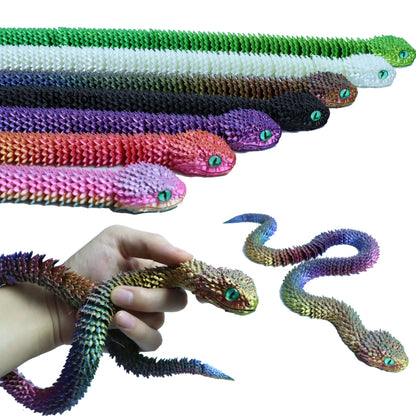 3D Print Cool Snake Dragon Egg Multi-joint Novel Easter Hot Sale Gifts Decompression Children's Toys Desktop Decorations Printed
