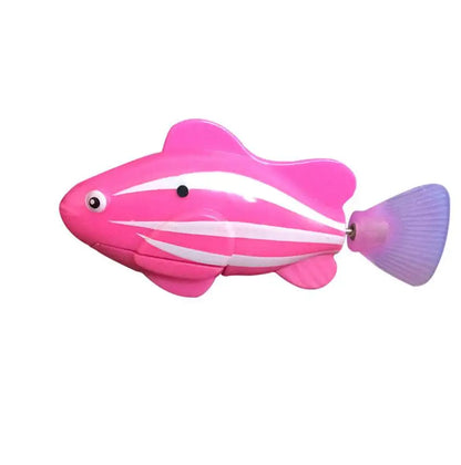 5 Pcs / Set Robot Electronic Fish Swim Toy Battery Included Robotic Pet for Kids Bath Toy Fishing Decorating Act Like Real Fish