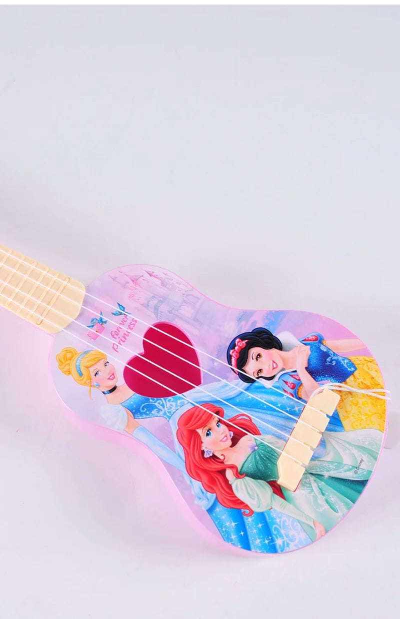 Disney Frozen 2 Children Musical Toys Ukulele Guitar Toys for ChildrenAnime FigureElsa Frozen Moedel Kawaii Cartoon Toys for Kid