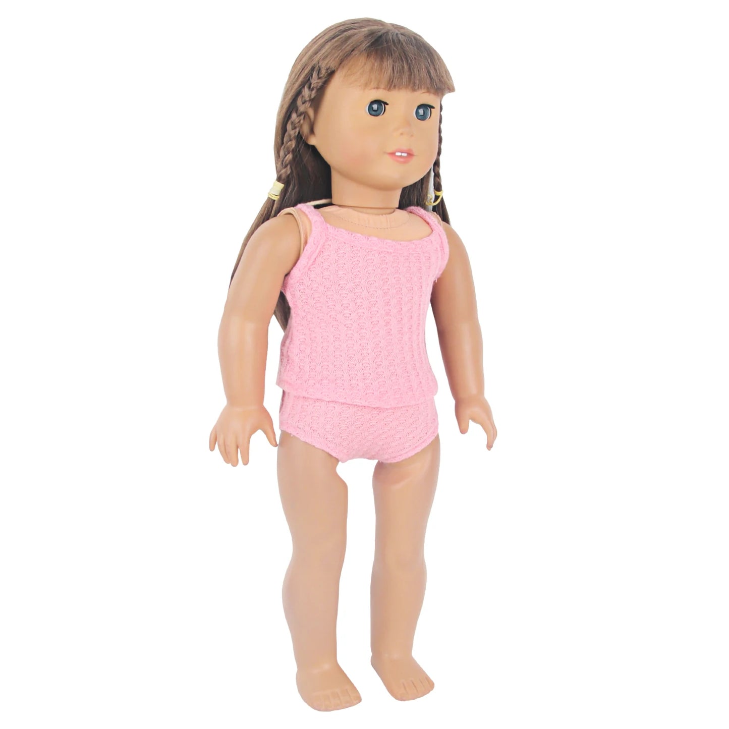 Pink Series Doll Accessories Doll Bag Box Trunk Clothes Pajamas Computer,Phone For 18 Inch American&43cm Baby New Born Girl Doll