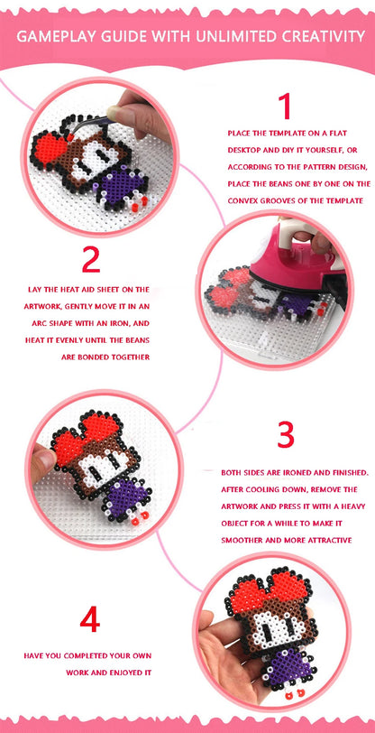 20colours/box Yantjouet 5mm Mini Beads Set 2000pcs DIY Hama Beads Iron Beads High Quality Gift