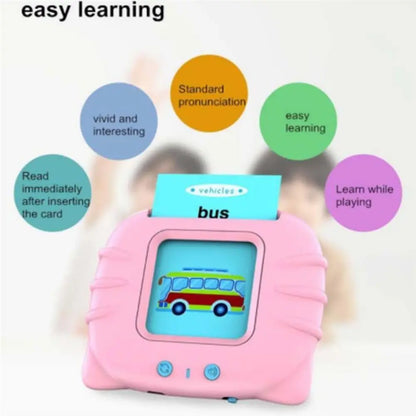 Educational Learning Talking Flash Cards Kindergarten Kids English Language Electronic Audio Book Learn English Words Toys