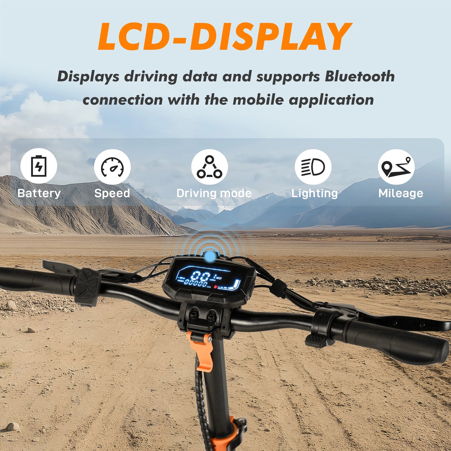 vankel E-Scooter 1600W Dual Motor 48V20Ah Battery Foldable Electric Scooter 10 inch Off-road Tire Double Suspension Escooters